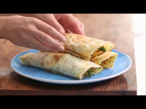 Herb and Shallot Crepes with Trout | Everyday Gourmet S4 E1 (Instance 1) — Instance — Interactive video experience