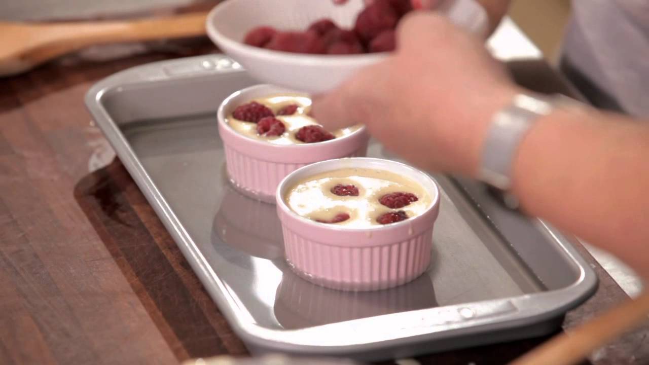 White Chocolate and Raspberry Creme Brulee | Everyday Gourmet S2 E46 (Instance 1) — Instance — Interactive video experience