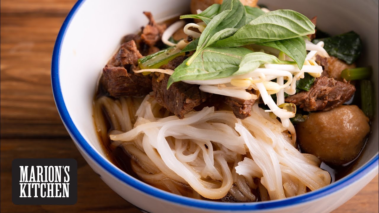 How to make Thai Beef Noodle Soup - Marion's Kitchen — Interactive video experience