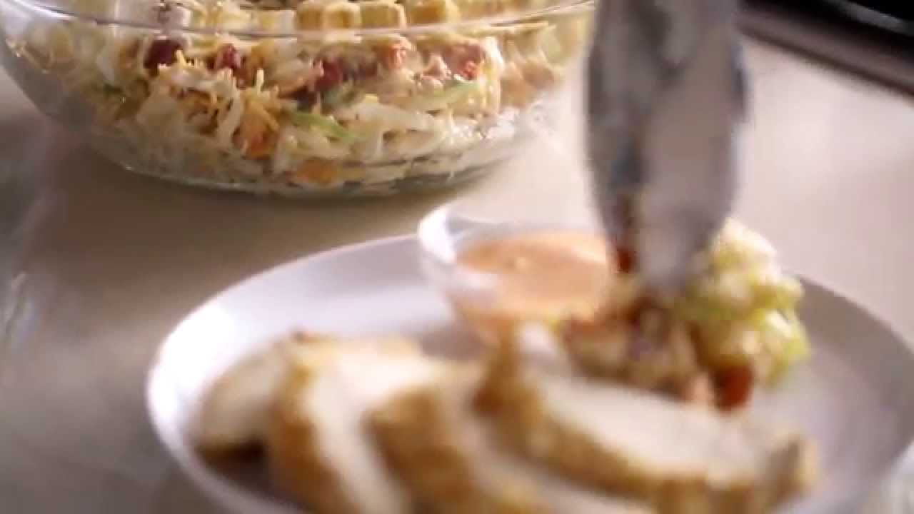 Chicken with Buffalo Cream Sauce and Blue Cheese Slaw (Instance 1) — Instance — Interactive video experience