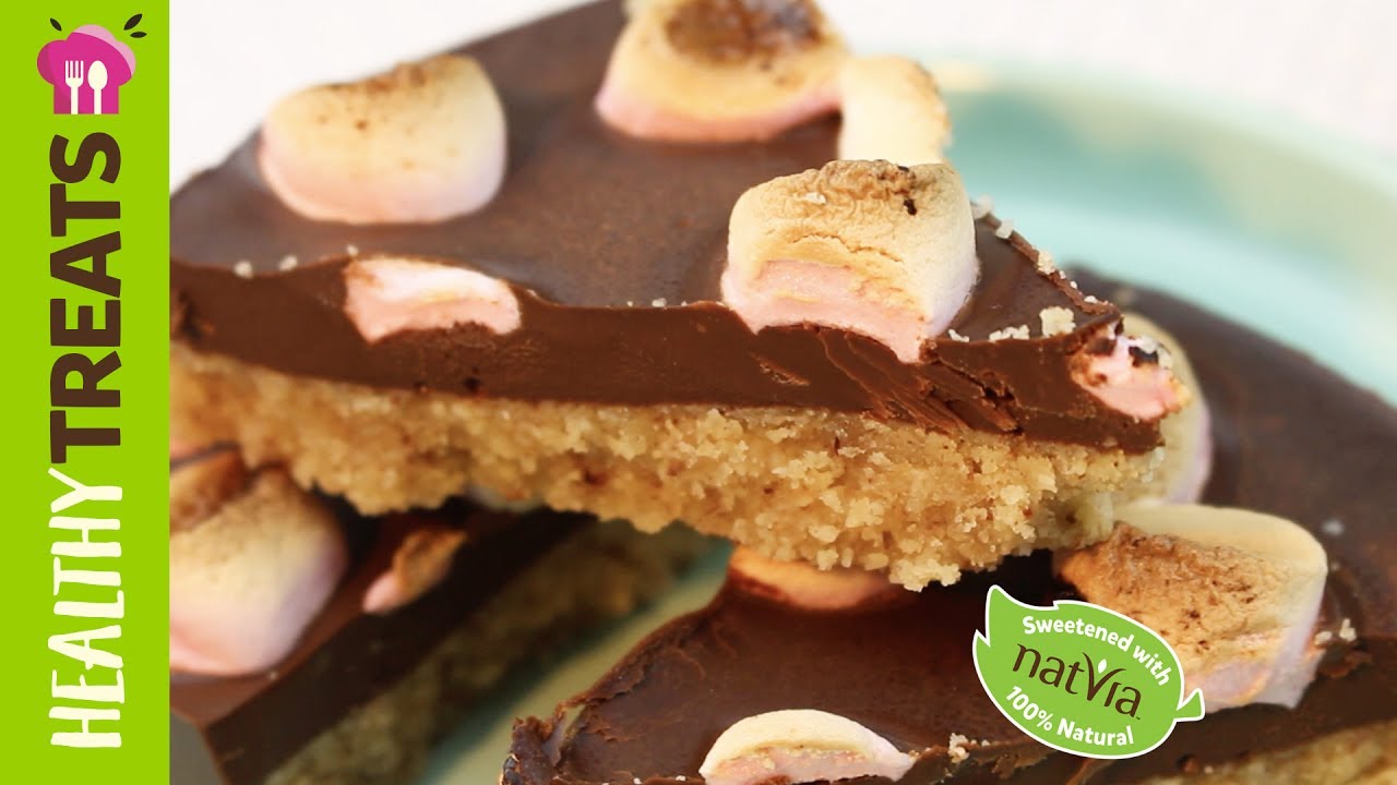 Gluten Free S'mores Slice - Natvia's Healthy Treats (Product Master 1) — Instance — Interactive video experience