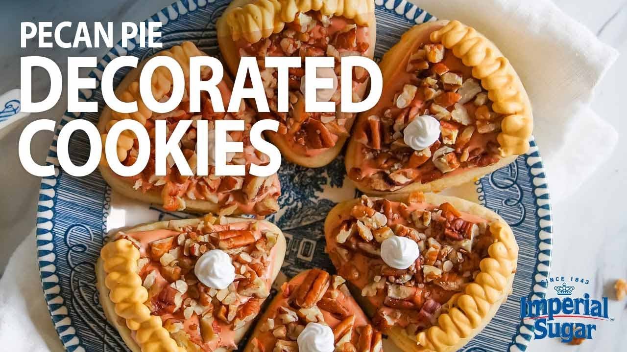 How to Make Pecan Pie Decorated Cookies (Instance 1) — Instance — Interactive video experience