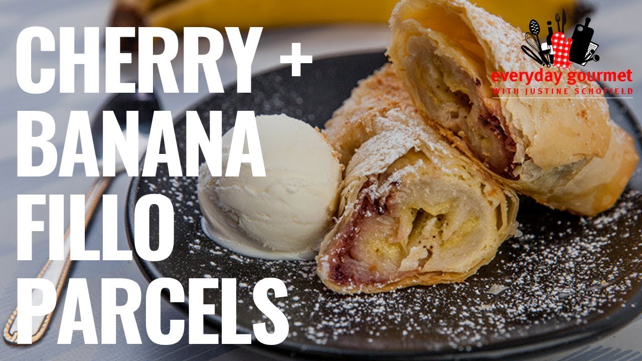 Cherry and Banana Fillo Parcels | Everyday Gourmet S8 E68 (Instance 1) — Instance — Interactive video experience