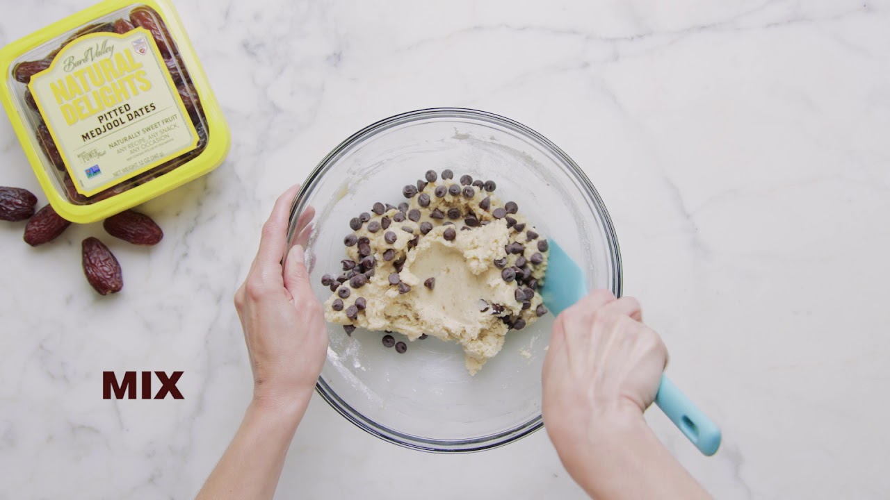 NO BAKE Medjool Date, Chocolate Chip Cookie Dough (Instance 1) — Instance — Interactive video experience