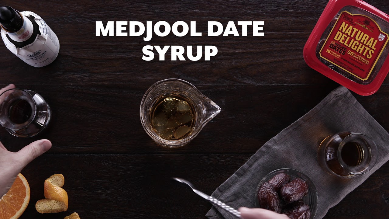 Old Fashioned Cocktail with Medjool Date Syrup (Instance 1) — Instance — Interactive video experience