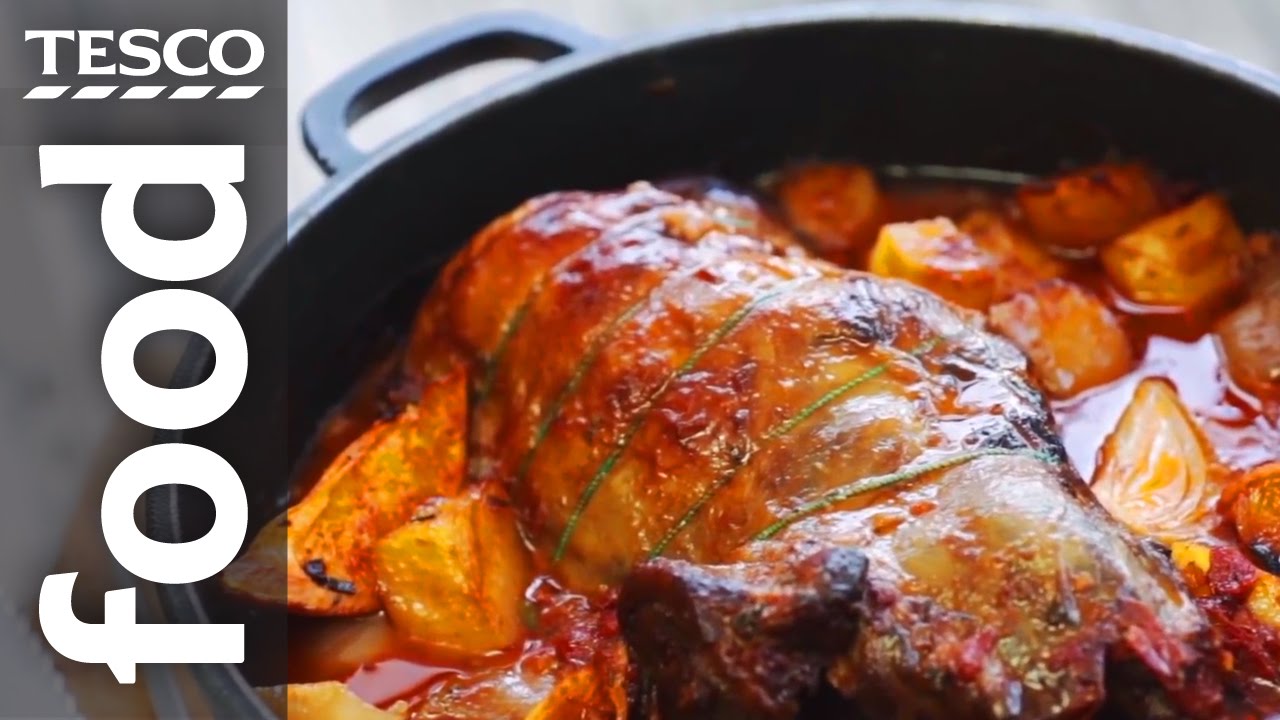 How to Slow Cook a Lamb Shoulder | Tesco Food — Interactive video experience