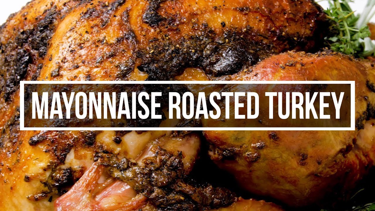 Mayonnaise Roasted Turkey Recipe — Interactive video experience