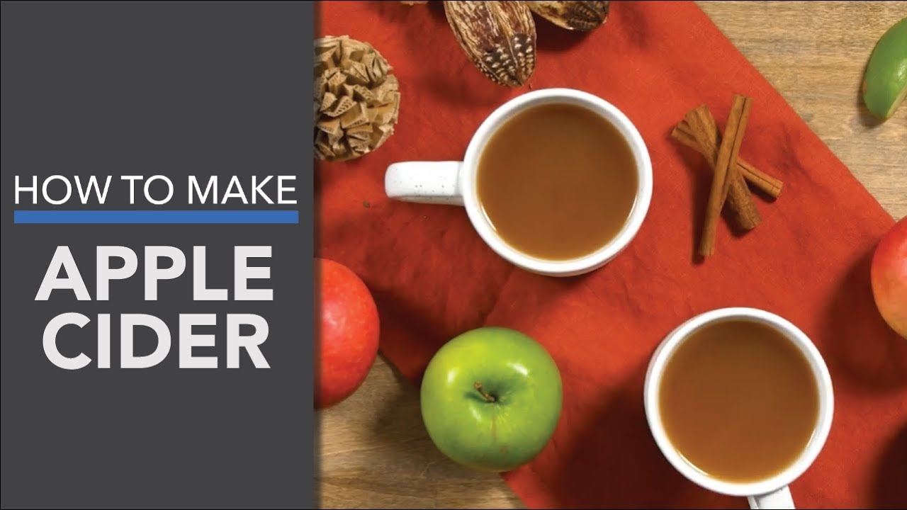 Homemade Apple Cider Recipe with Apple Cider Vinegar (Instance 1) — Instance — Interactive video experience