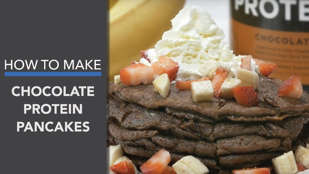 Chocolate Banana Protein Pancakes Recipe (Instance 1) — Instance — Interactive video experience