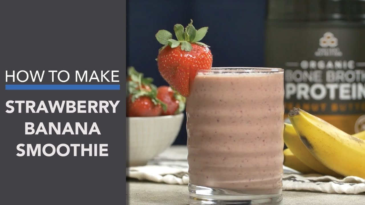 Peanut Butter Banana Smoothie (With Bone Broth Protein) (Instance 1) — Instance — Interactive video experience