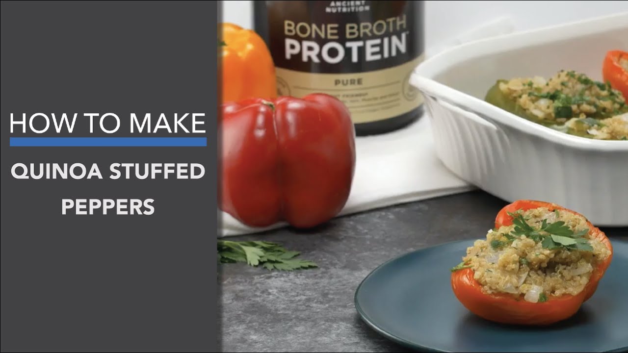 Quinoa Stuffed Peppers (Healthy, 45-Minute Meal) (Instance 1) — Instance — Interactive video experience