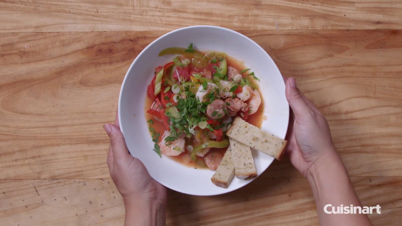 Spicy Sausage & Shrimp Recipe (Instance 1) — Instance — Interactive video experience