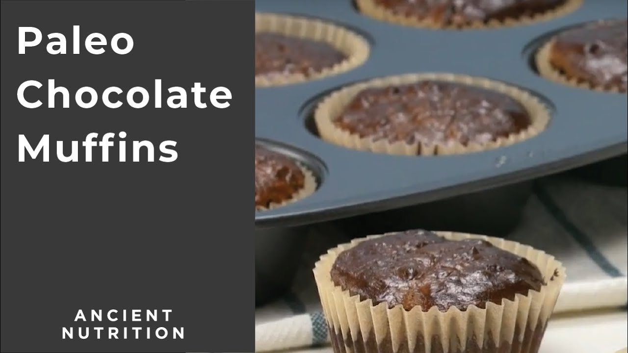 Paleo Muffins With Almond Meal Bone Broth Protein Chocolate Getcooking