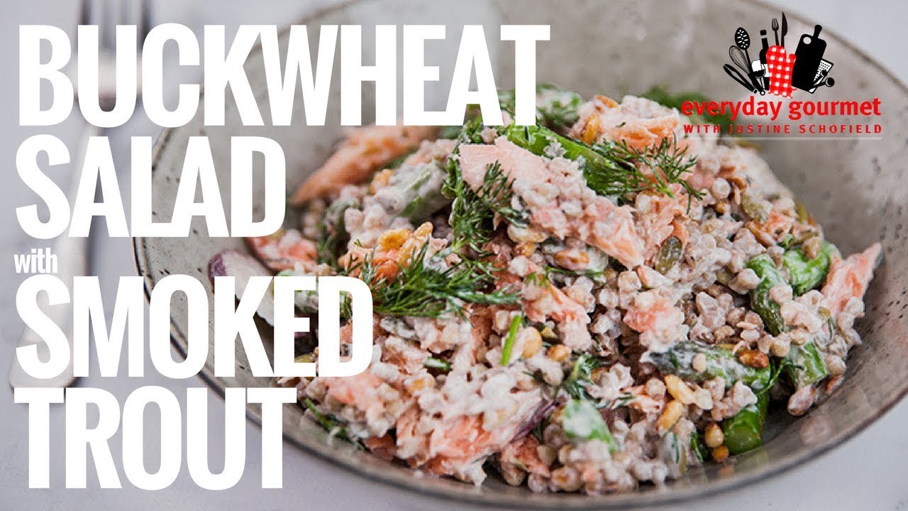Buckwheat Salad with Smoked Trout | Everyday Gourmet S8 E43 (Product Master 1) — Instance — Interactive video experience