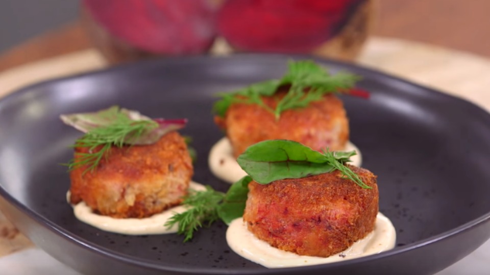 Beetroot and Feta Patties | Everyday Gourmet S5 E66 (Instance 1) — Instance — Interactive video experience