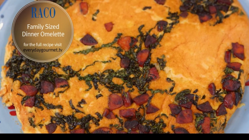 Family-Sized Dinner Omelette | Everyday Gourmet S5 E86 (Instance 1) — Instance — Interactive video experience