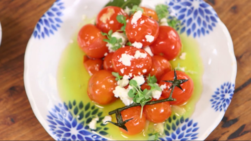 Slow Cooked Cherry Tomatoes in Olive Oil | Everyday Gourmet S5 E31 (Instance 1) — Instance — Interactive video experience