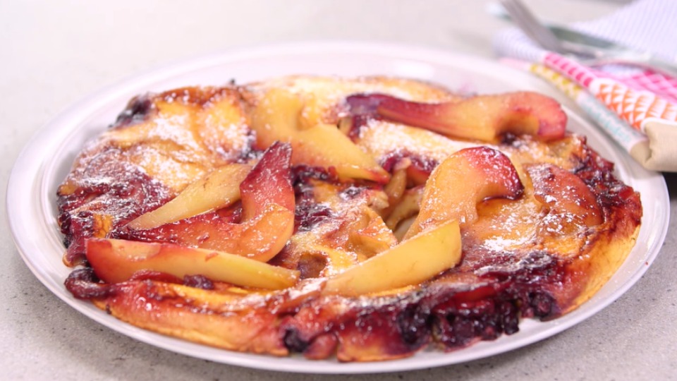 Pear and Blueberry Pancake | Everyday Gourmet S5 E6 (Instance 1) — Instance — Interactive video experience