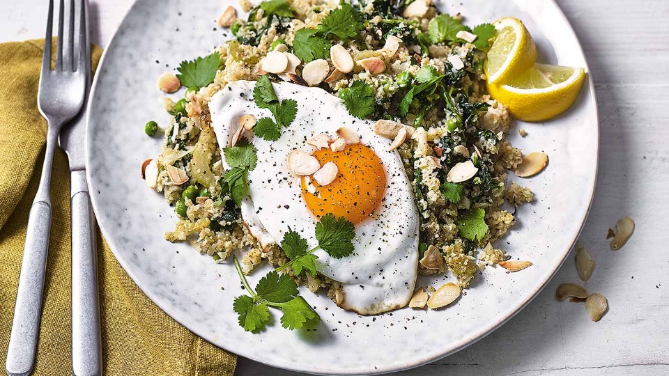 Cauliflower pilaf recipe (Product) — Instance — Interactive video experience