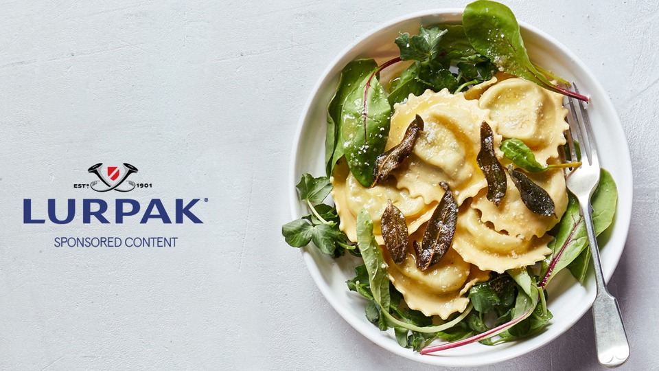 Spinach and ricotta pasta with sage brown butter (Product) — Instance — Interactive video experience