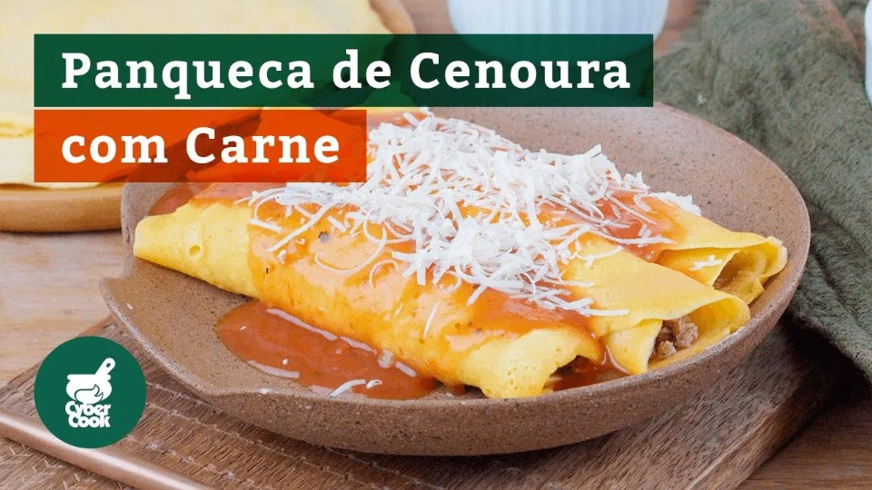 Panqueca de Cenoura com Carne de Panela - product — Instance — Interactive video experience