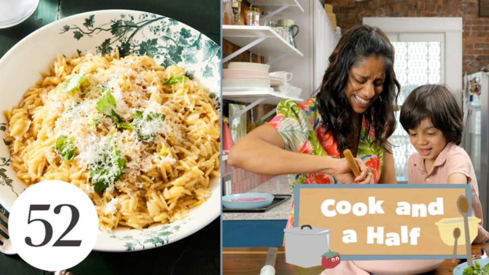 Summer Squash Orzotto With Basil & Pecorino - product — Instance — Interactive video experience