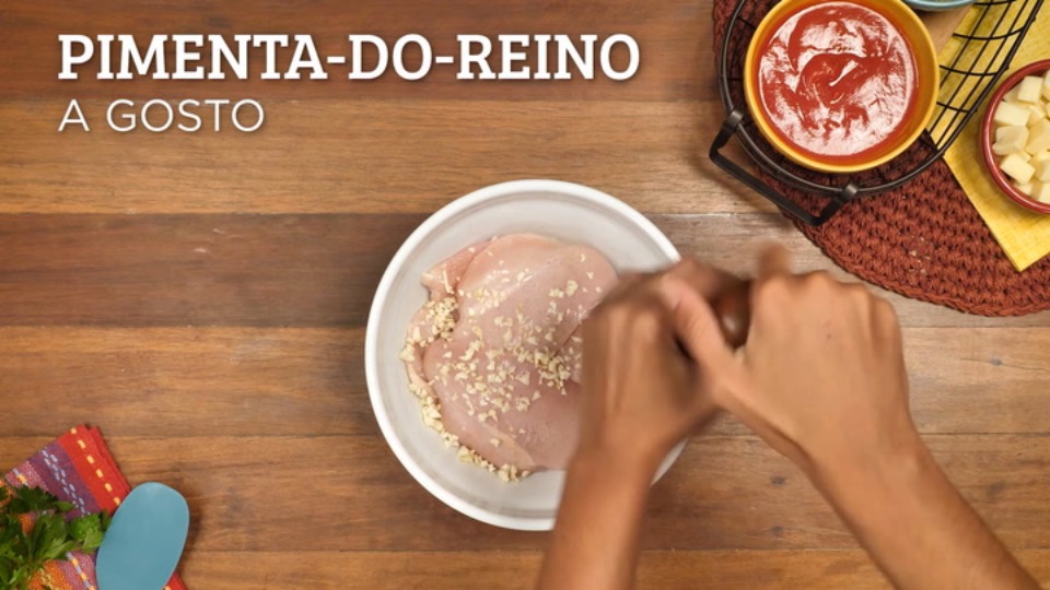 Filé de frango à parmegiana - product — Instance — Interactive video experience