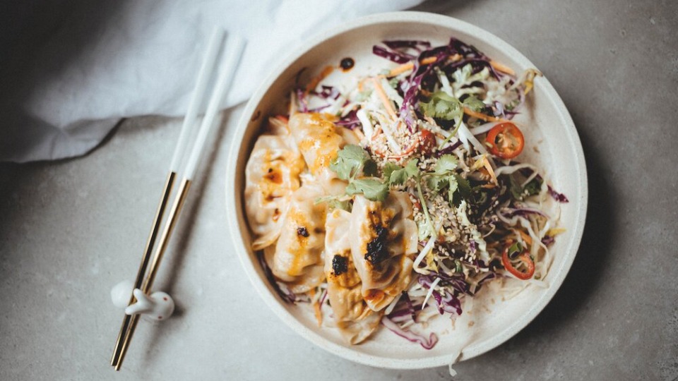 Asian Dumpling Salad — Interactive video experience