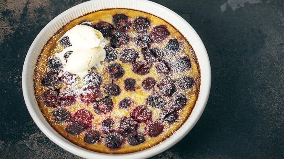 Adam's cherry clafoutis - product — Instance — Interactive video experience