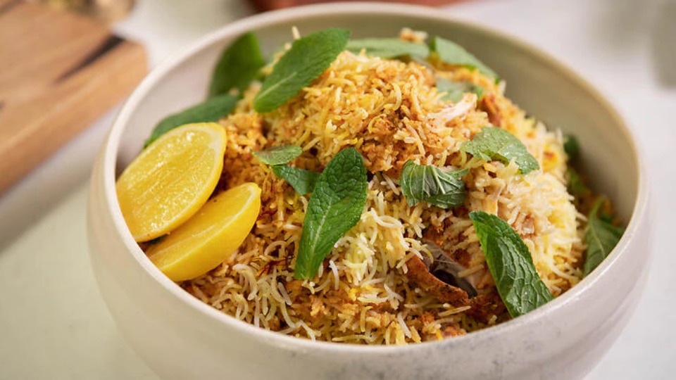 Hyderabadi chicken Biryani - S1 Ep10 R1 - Website — Interactive video experience