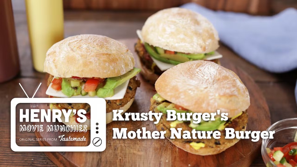 Krusty Burger's Mother Nature Burger - Product — Instance — Interactive video experience
