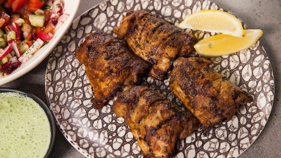 Barbecue tandoori-style chicken - product — Instance — Interactive video experience