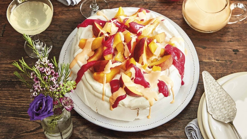 Nigella’s Peach Melba Pavlova - product — Instance — Interactive video experience