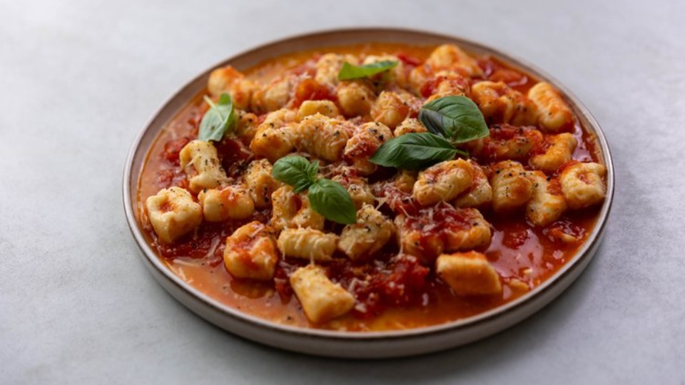 Homemade Ricotta Gnocchi with Sugo - product — Instance — Interactive video experience