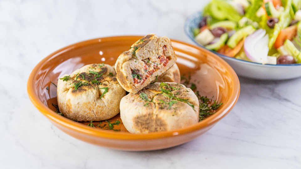 Greek Inspired Pita Pockets - product — Instance — Interactive video experience