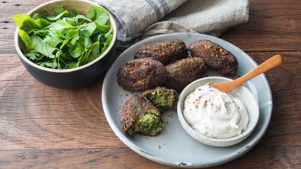 Broad Bean Falafel - product — Instance — Interactive video experience