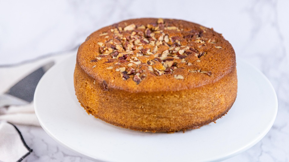 Olive Oil Orange Cake - product — Instance — Interactive video experience