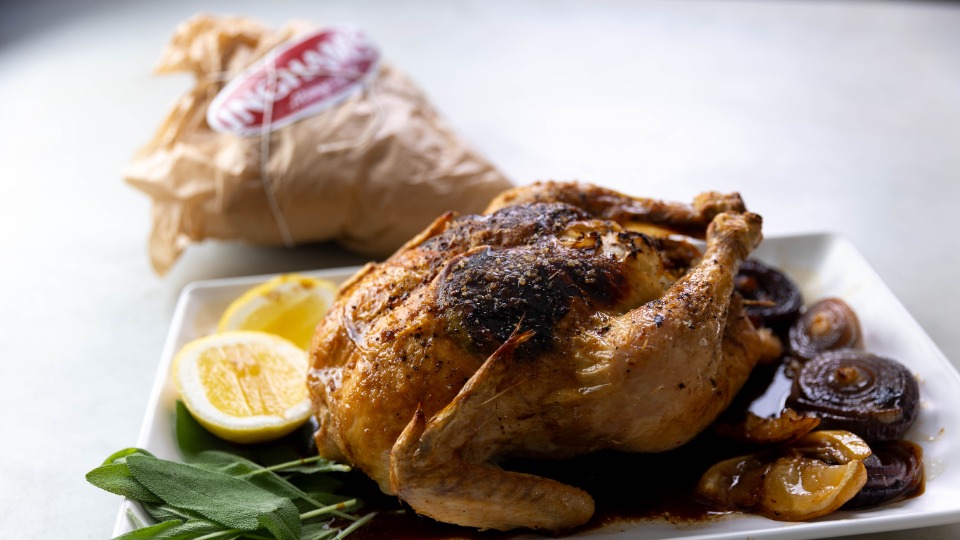 Roast Chicken with Pancetta, Sage, and Lemon — Interactive video experience