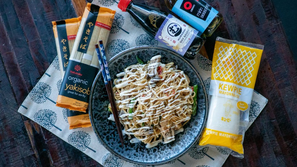 Yuzu Mayo Chicken Yakisoba — Interactive video experience