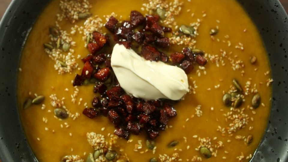 Spicy Pumpkin Soup - product — Instance — Interactive video experience