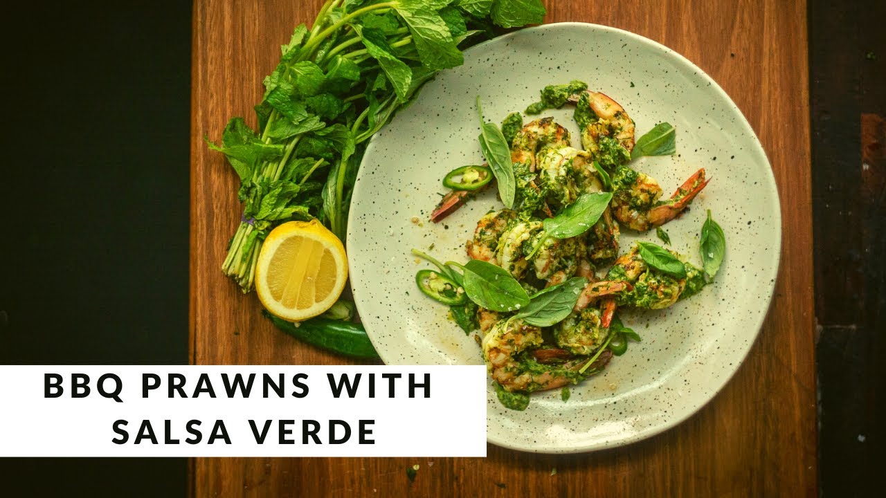 BBQ Prawns With Spicy Salsa Verde by Georgia Barnes — Interactive video experience