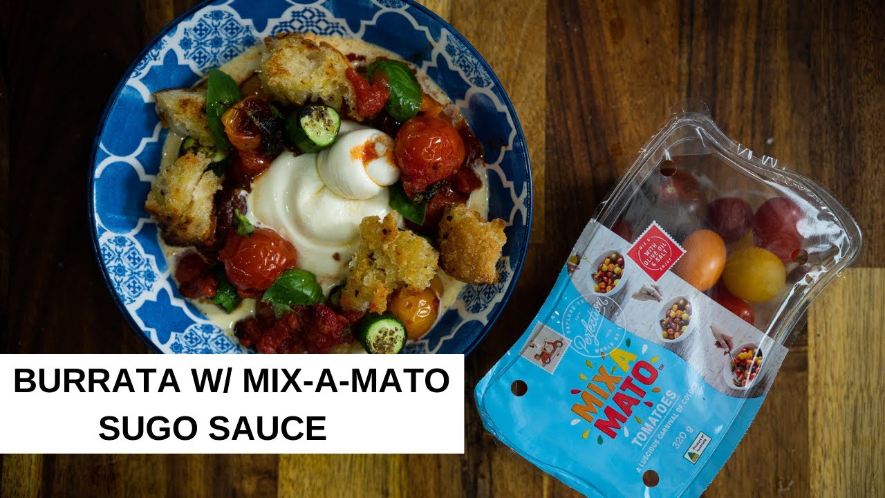 Burrata with Mix-a-Mato Sugo Sauce — Interactive video experience