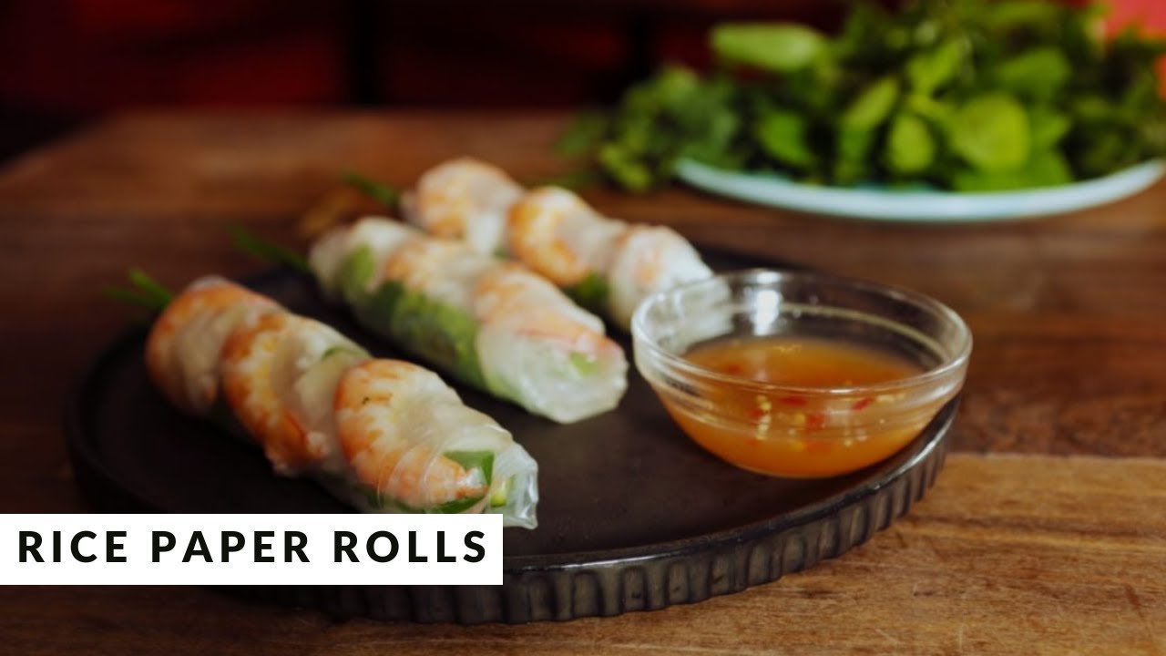 Prawn & Pork Rice Paper Rolls by Khanh Ong — Interactive video experience