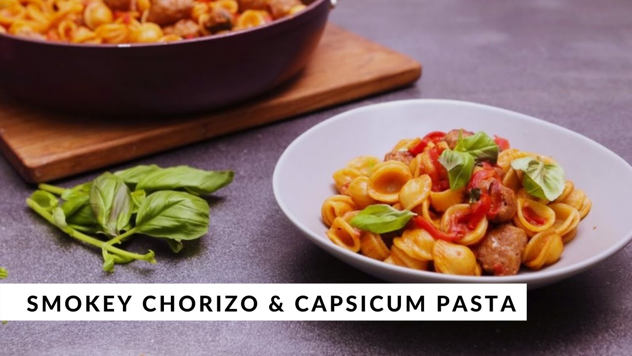 Smokey Chorizo & Capsicum Pasta by Khanh Ong — Interactive video experience