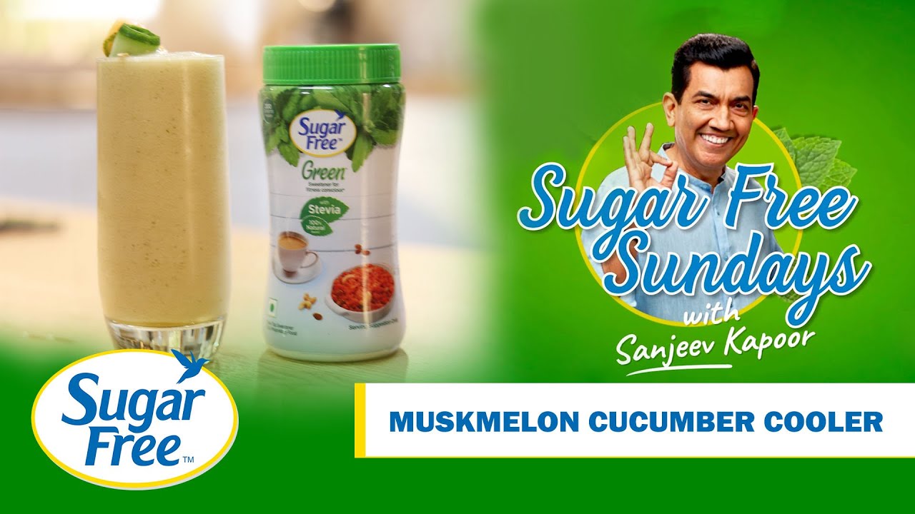 Muskmelon Cucumber Cooler | Sugar Free Sundays | Sanjeev Kapoor Khazana — Interactive video experience