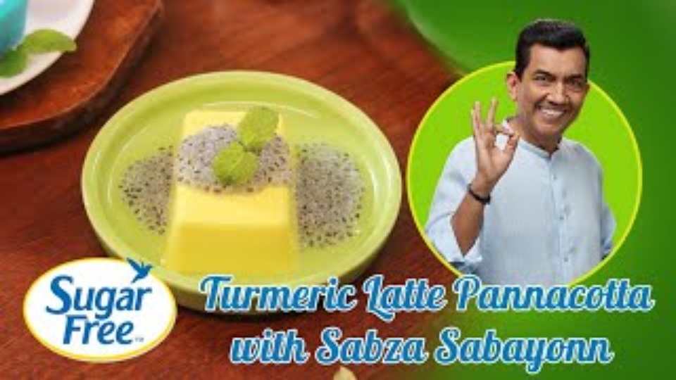 Turmeric Latte Pannacotta — Interactive video experience