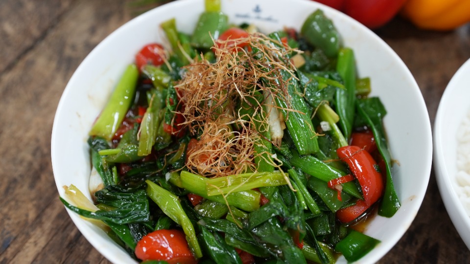 Spring Onion Stir Fry - Instagram — Interactive video experience