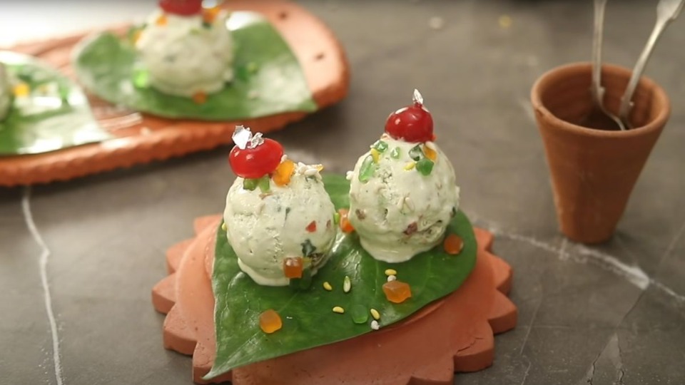 Paan Ice Cream - Recipe Page — Interactive video experience