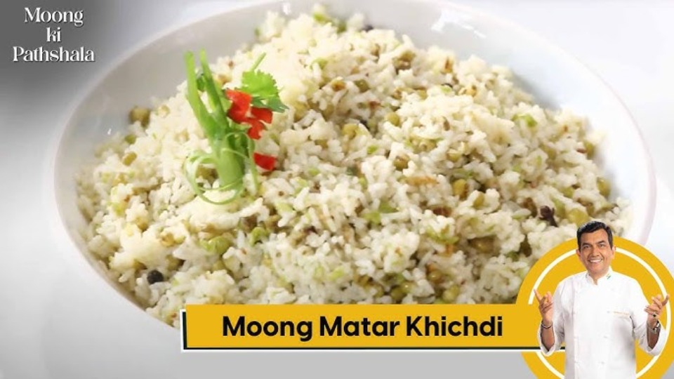Moong Matar ki Khichdi - Recipe — Interactive video experience
