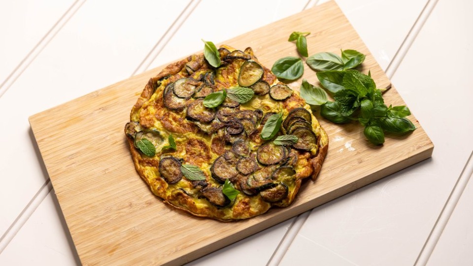 Authentic Italian Frittata with Zucchini — Interactive video experience